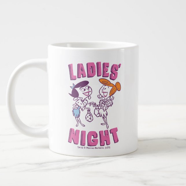 The Flintstones | Betty & Wilma - Ladies' Night Giant Coffee Mug (Left)