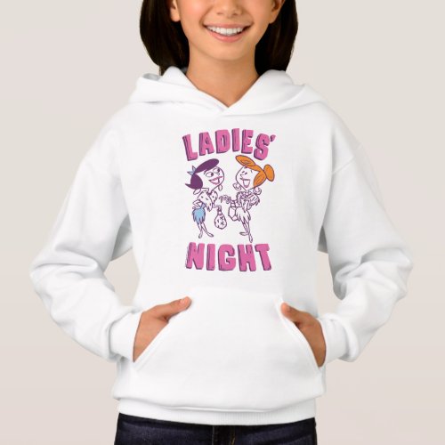 The Flintstones  Betty  Wilma _ Ladies Night Hoodie