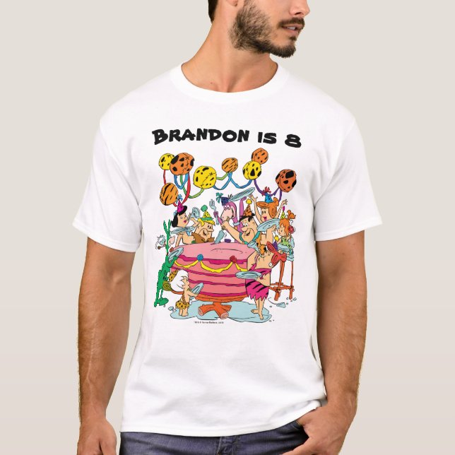 The Flintstones | Birthday Party T-Shirt (Front)