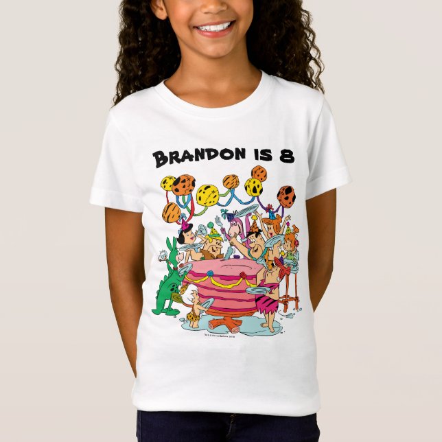 The Flintstones | Birthday Party T-Shirt (Front)