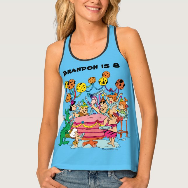The Flintstones | Birthday Party Tank Top (Front)