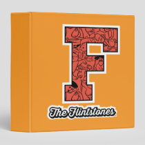 The Flintstones | Collegiate Style Monogram 3 Ring Binder