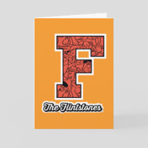 The Flintstones | Collegiate Style Monogram Card