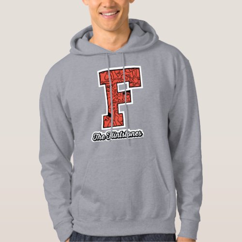 The Flintstones  Collegiate Style Monogram Hoodie