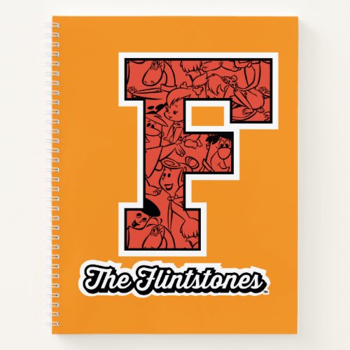 The Flintstones  Collegiate Style Monogram Notebook
