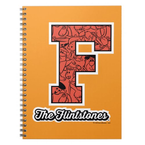 The Flintstones  Collegiate Style Monogram Notebook