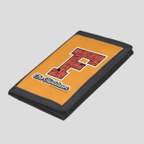 The Flintstones | Collegiate Style Monogram Tri-fold Wallet