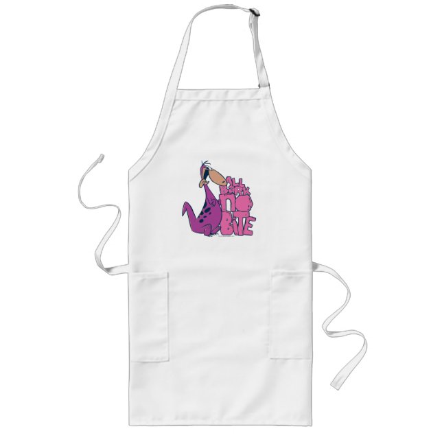 The Flintstones | Dino - All Bark No Bite Long Apron (Front)