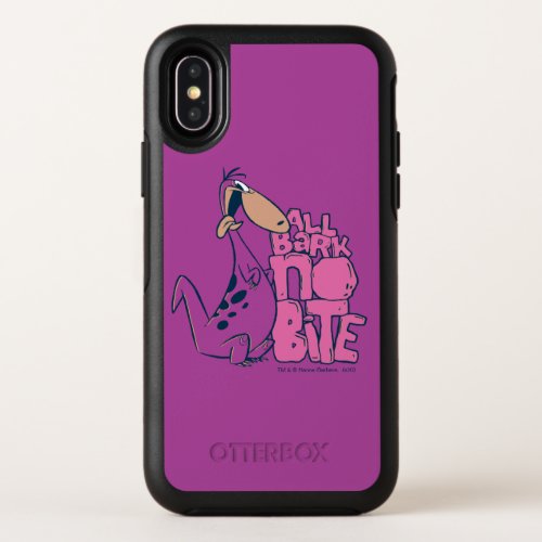 The Flintstones  Dino _ All Bark No Bite OtterBox Symmetry iPhone X Case