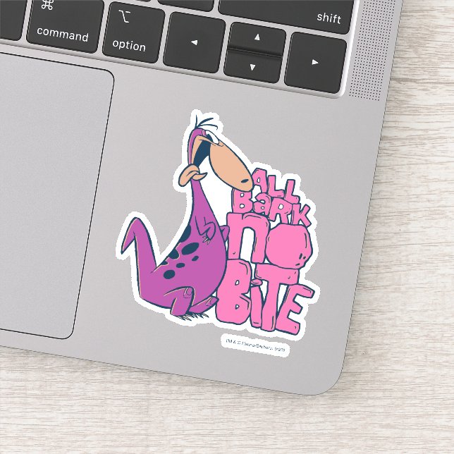 The Flintstones | Dino — All Bark No Bite Sticker (Detail)