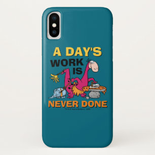The Flintstones   Dino Cleaning House iPhone X Case