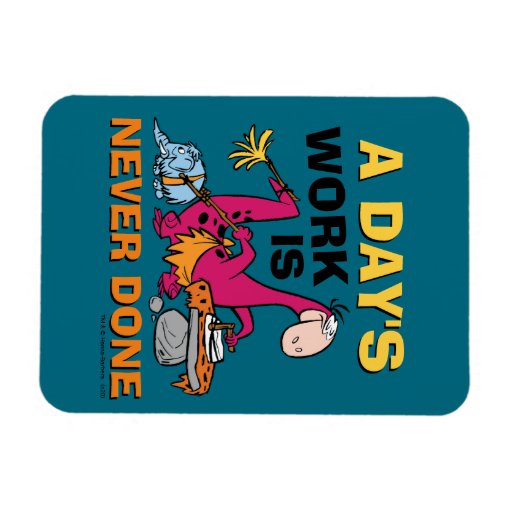 The Flintstones | Dino Cleaning House Magnet | Zazzle