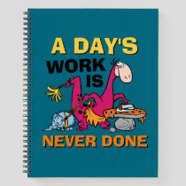 The Flintstones | Dino Cleaning House Notebook