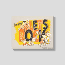 The Flintstones | Everybody Let's Rock Canvas Print