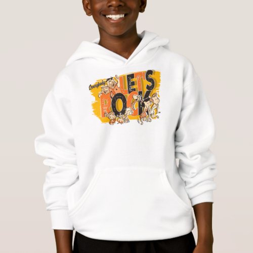 The Flintstones  Everybody Lets Rock Hoodie