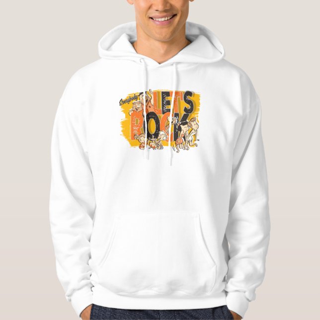 The Flintstones | Everybody Let's Rock Hoodie (Front)