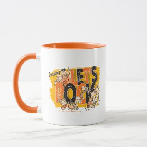 The Flintstones  Everybody Lets Rock Mug