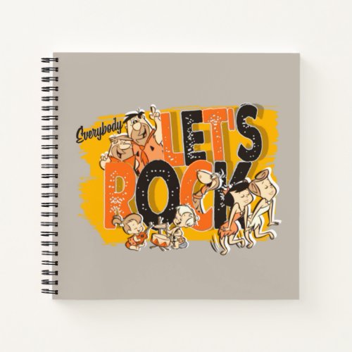 The Flintstones  Everybody Lets Rock Notebook