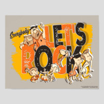 The Flintstones | Everybody Let's Rock Poster