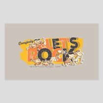 The Flintstones | Everybody Let's Rock Rectangular Sticker
