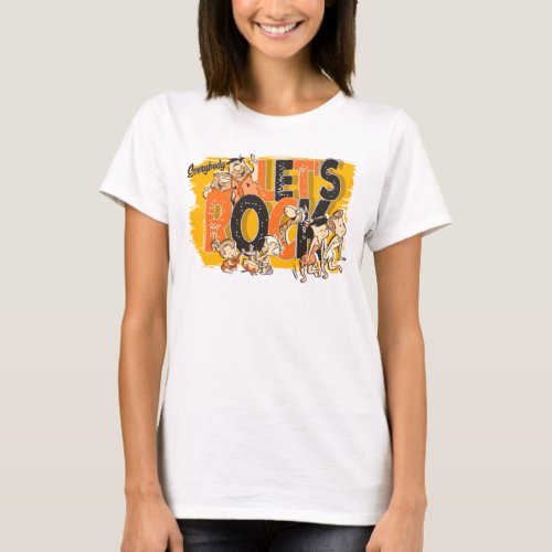 The Flintstones  Everybody Lets Rock T_Shirt