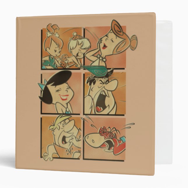 The Flintstones | Flintstones & Rubbles Comic 3 Ring Binder (Front/Inside)