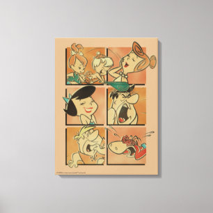 The Flintstones Flintstones & Rubbles Comic Canvas Print