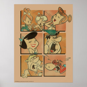The Flintstones Flintstones & Rubbles Comic Poster