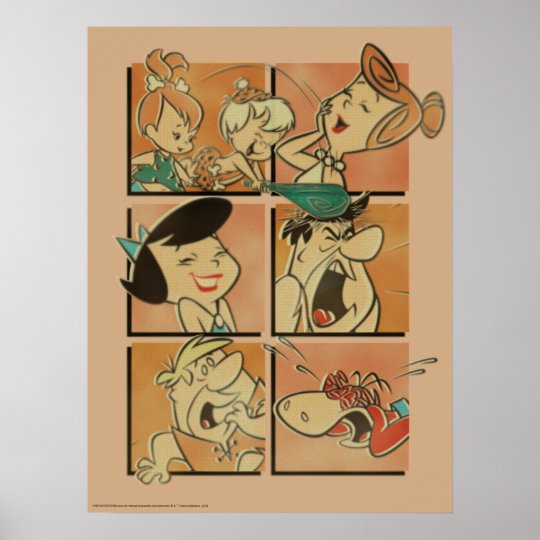 The Flintstones Flintstones And Rubbles Comic Poster