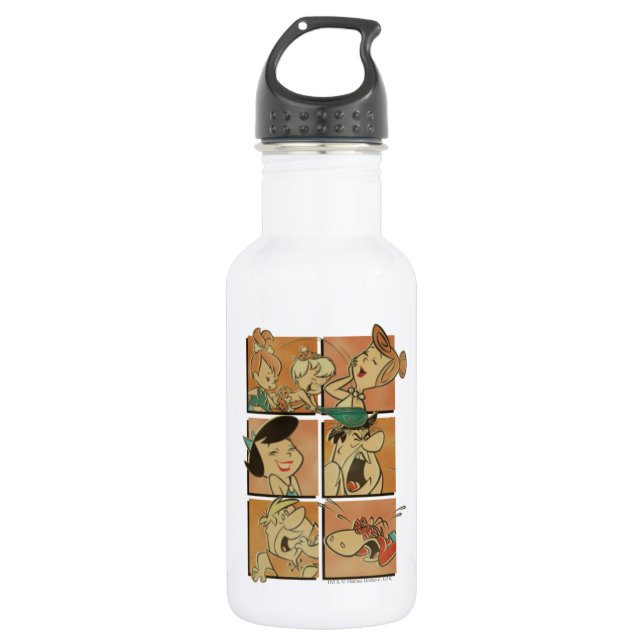 The Flintstones | Flintstones & Rubbles Comic Stainless Steel Water Bottle (Front)