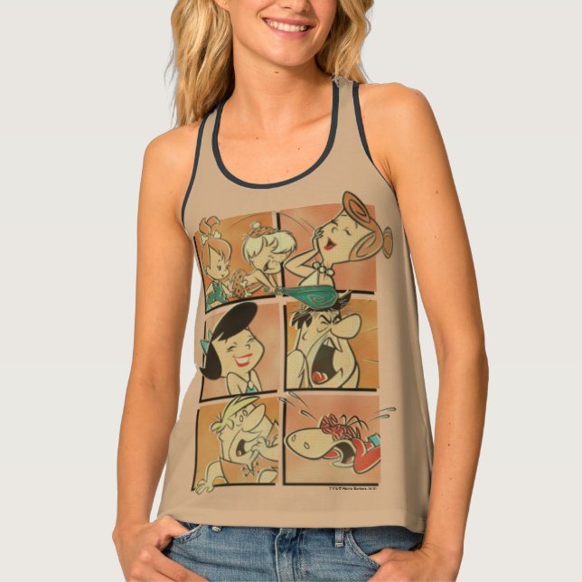 The Flintstones | Flintstones & Rubbles Comic Tank Top (Front)