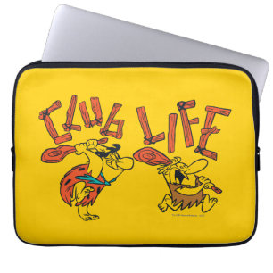 The Flintstones Fred & Barney - Club Life Laptop Sleeve