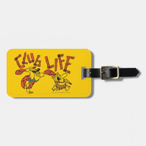 The Flintstones  Fred  Barney _ Club Life Luggage Tag