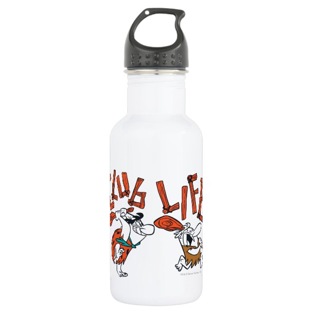 The Flintstones | Fred & Barney - Club Life Stainless Steel Water Bottle (Front)