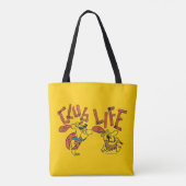 The Flintstones Dino Artsy Text Weekender Tote Bag By Jan Haleema