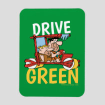 The Flintstones | Fred & Barney - Drive Green Magnet