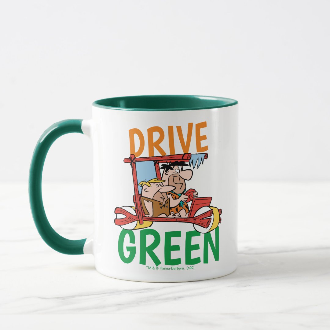 The Flintstones | Fred & Barney - Drive Green Mug