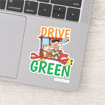 The Flintstones | Fred & Barney - Drive Green Sticker