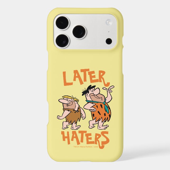 The Flintstones | Fred & Barney - Later Haters Case-Mate iPhone Case (Back)