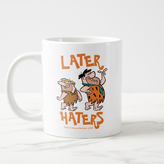 The Flintstones | Fred & Barney - Later Haters Giant Coffee Mug (Left)