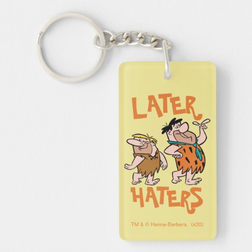 The Flintstones  Fred  Barney _ Later Haters Keychain