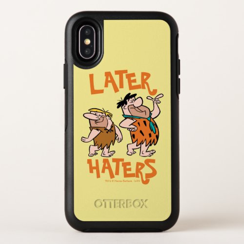 The Flintstones  Fred  Barney _ Later Haters OtterBox Symmetry iPhone X Case