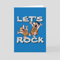 The Flintstones | Fred & Barney - Let's Rock Card