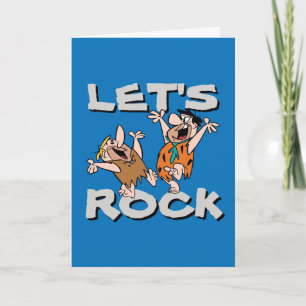The Flintstones Fred & Barney - Let's Rock Card