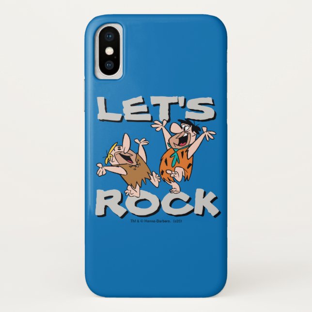 The Flintstones | Fred & Barney - Let's Rock Case-Mate iPhone Case (Back)