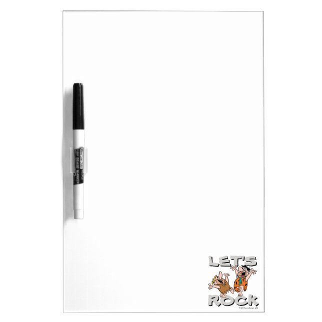 The Flintstones | Fred & Barney - Let's Rock Dry Erase Board (Front)