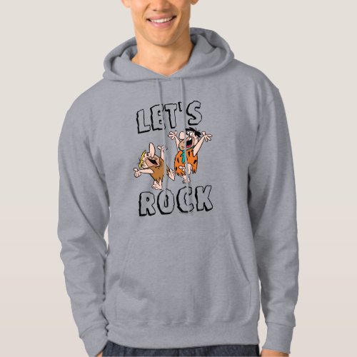 The Flintstones  Fred  Barney _ Lets Rock Hoodie