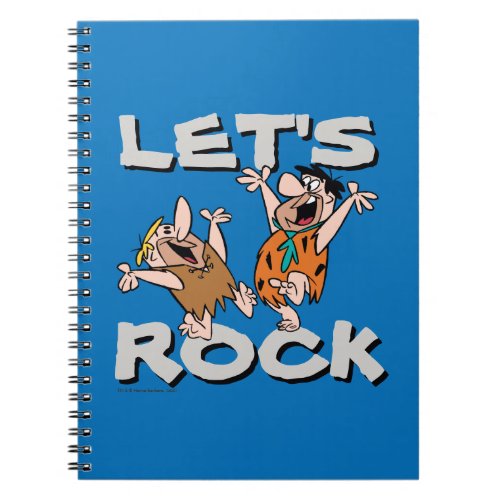 The Flintstones  Fred  Barney _ Lets Rock Notebook