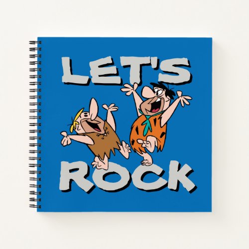 The Flintstones  Fred  Barney _ Lets Rock Notebook