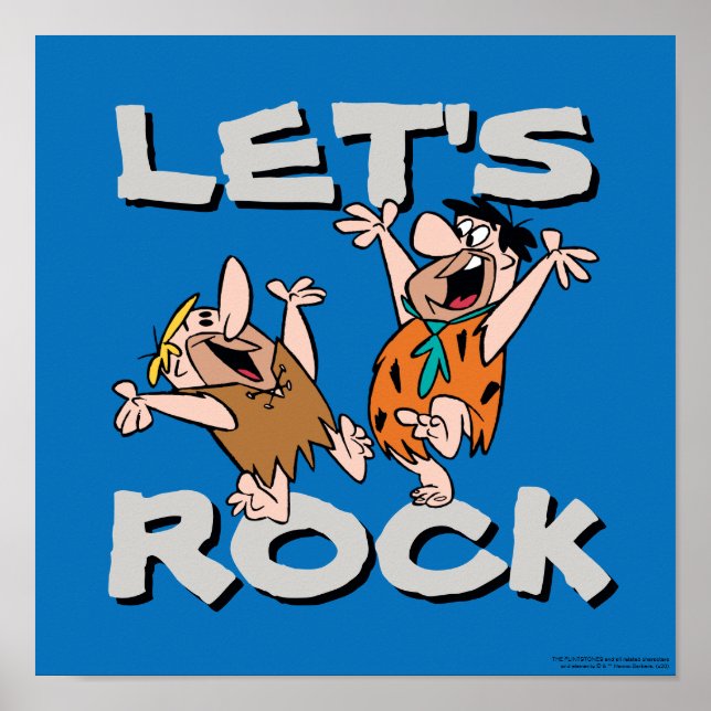 The Flintstones | Fred & Barney - Let's Rock Poster (Front)